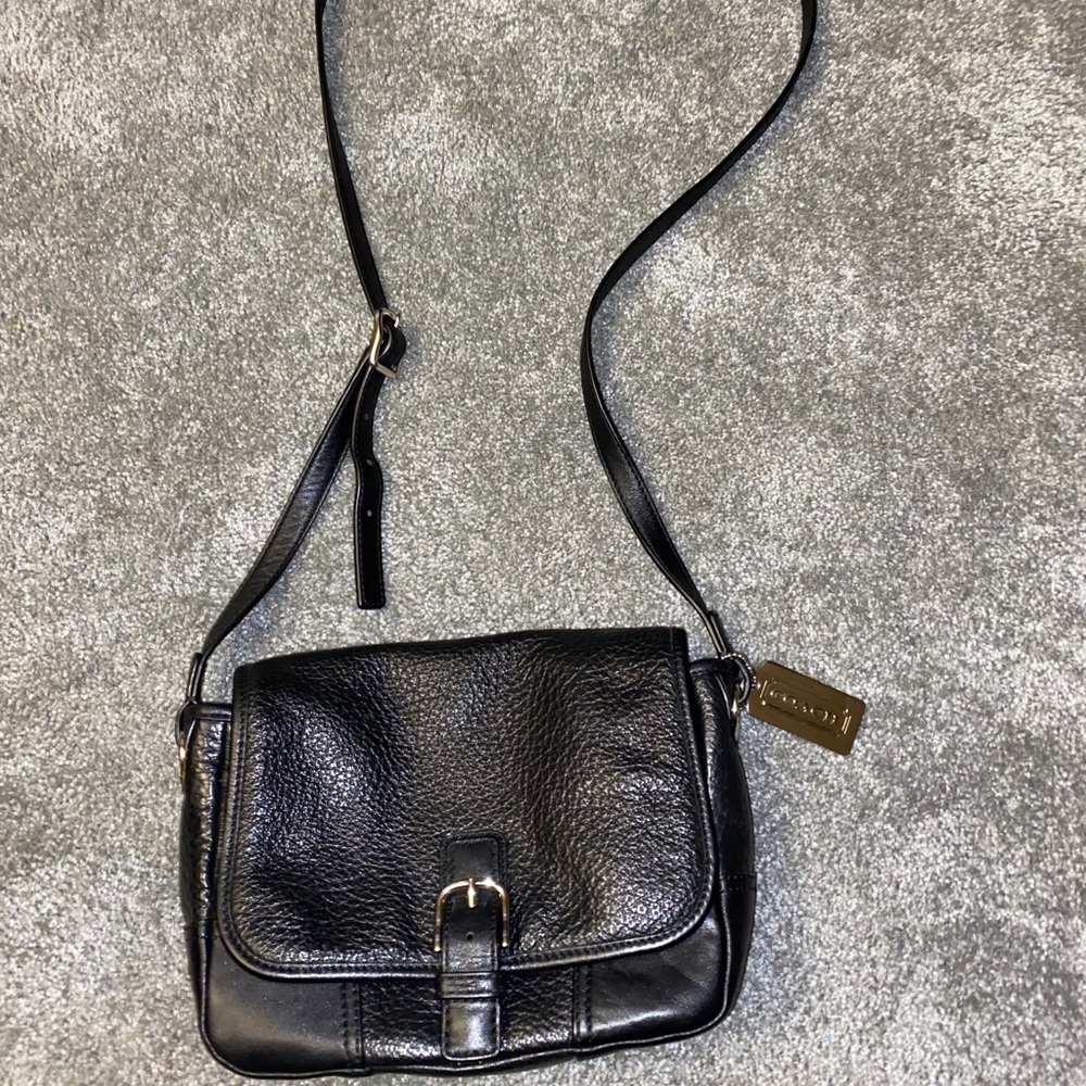 Authentic Black Coach Crossbody